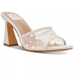Women's Yossi Pearl Mesh Slide Dress Sandals - Wedding / Bridal Shower